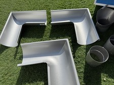 Lindab Guttering Brackets with Down Pipe Accessories Stainless Steel