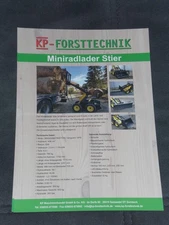 KP Forestry Mini Wheel Loader Bull Brochure Sheet (4103)