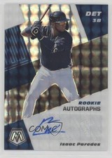 2021 Panini Mosaic Rookie Mosaic Isaac Paredes #RAM-IP Auto 0l1