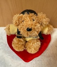 Schutzengel Teddy Auf Herz Mit Fliegerkappe Stofftier Valentinstag Kuscheltier