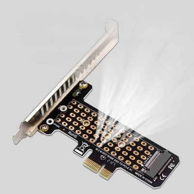 M.2 NVME SSD to PCI-E X1 4x adapter expansion support PCIe4.0 3.0