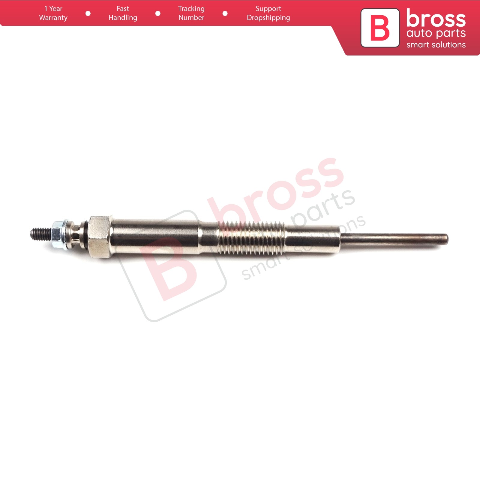 Bross BGP74 1 Piece Heater Glow Plug 11 Volt RF2A1860, 0100226526 for Mazda 2.0D