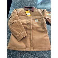 Carhartt Super Dux Relaxed Fit Insulated Traditional Coat Brown BRN Mens S