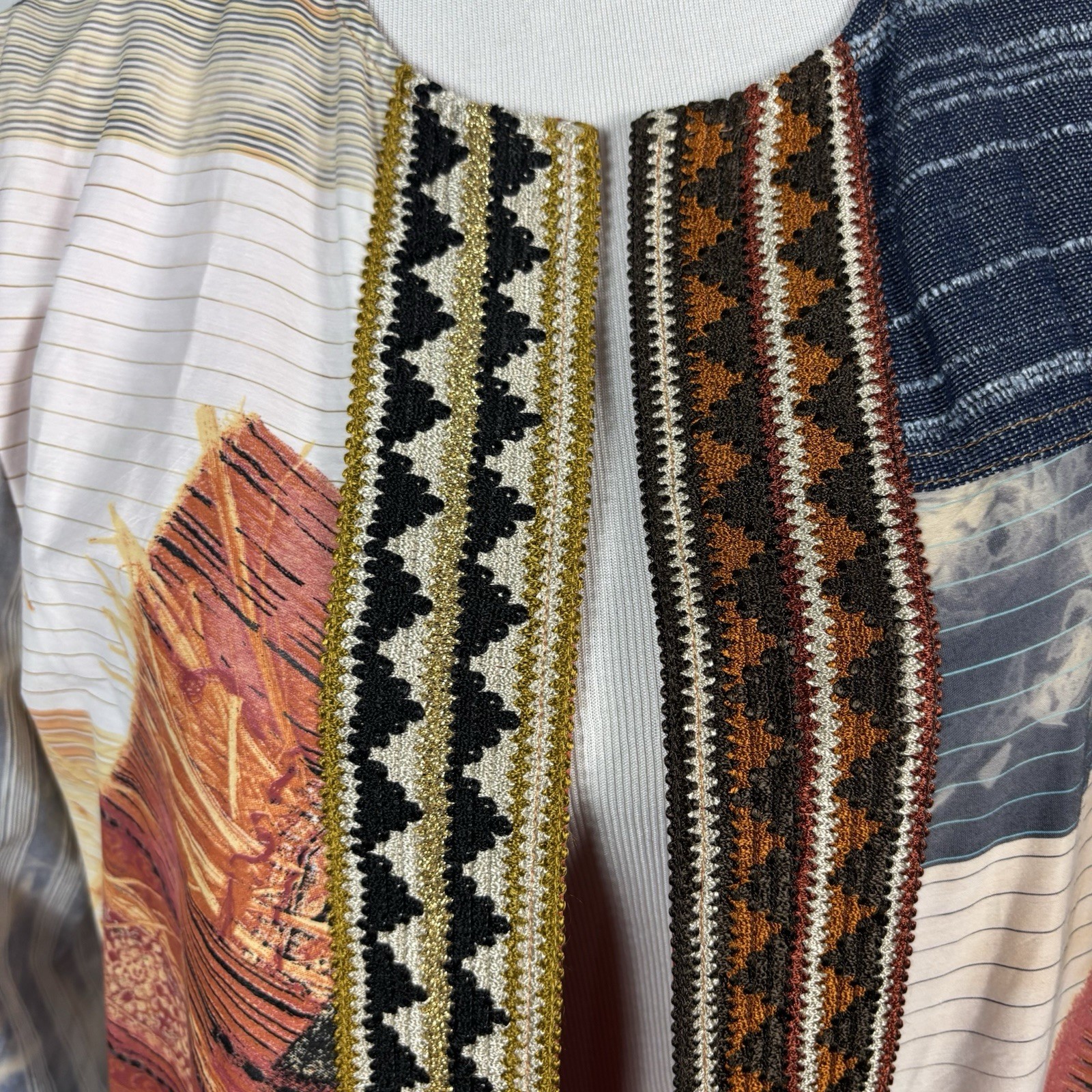 Save The Queen Multicolor Patchwork Jacket Blazer… - image 6