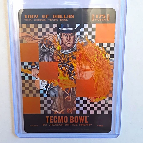 CGC Tecmo Bowl Bo Jackson Battle Arena Troy of Dallas Fire Big Pixel EP201