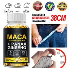  1 BEST-MALE ENLARGER THICKER LONGER BIGGER 4" GROWTH ENLARGEMENT 120 CAPSULES