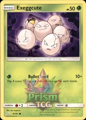 Exeggcute 8/181 Common Team Up Pokemon