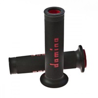 Griffgummi Schwarz/Rot D.22Mm, L.126Mm Offen