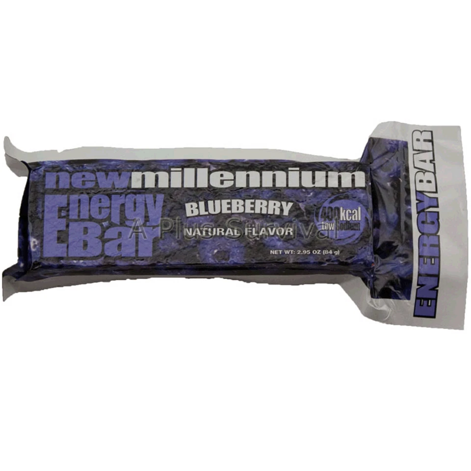 SOS FOOD LABS 10 Pack Blueberry New Millennium Survival Emergency Energy Food Bar MRE Rations