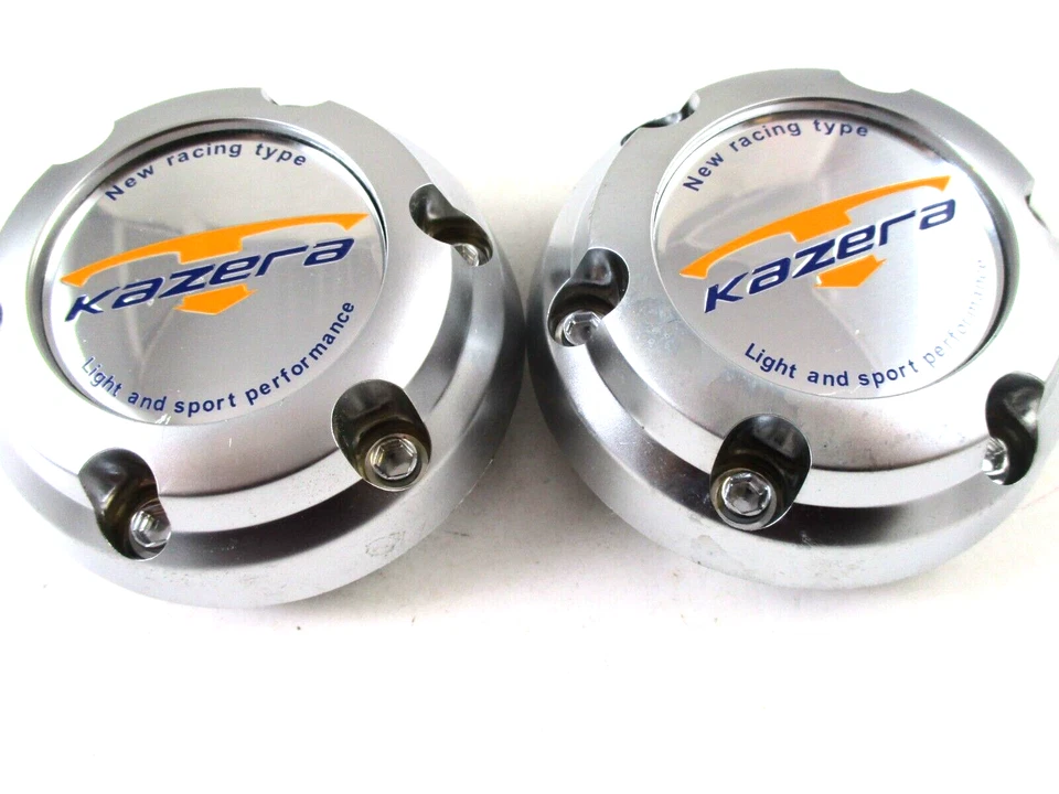 TAPA CENTRAL RUEDA PERSONALIZADA KAZERA 2 1/2"* #TAPA M-455 (PARA 2 TAPAS) Foto 4 de 4