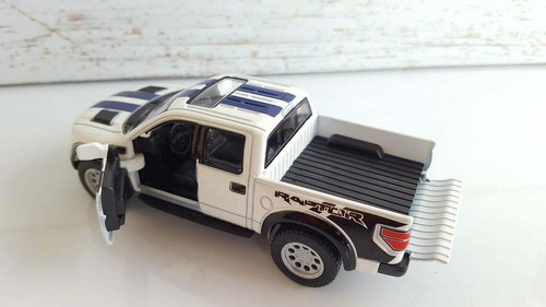 Ford F-150 SVT Raptor Supercrew 2013, camioneta pick up, coche de juguete fundido a presión, 5"", 1:46 - Imagen 41 de 48