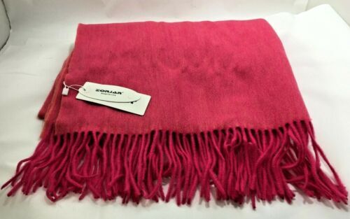 COACH Signature Logo Wool Knit Scarf and Beanie in Hot Pink ~ F86019 ~ F86024 NWT COACH F86019 Hot Pink Reversible Signature Logo Wool  main image 4