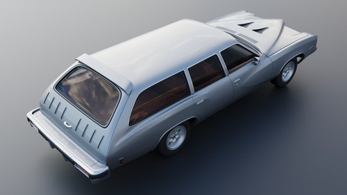 1973 Pontiac Grand Am Station Wagon Model Kit - 1/24 - 3D Printed - Picture 7 of 16