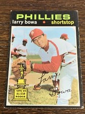 1971 TOPPS LARRY BOWA #233 PHILLIES EXCELLENT+ OR BETTER ROOKIE ALL-STAR