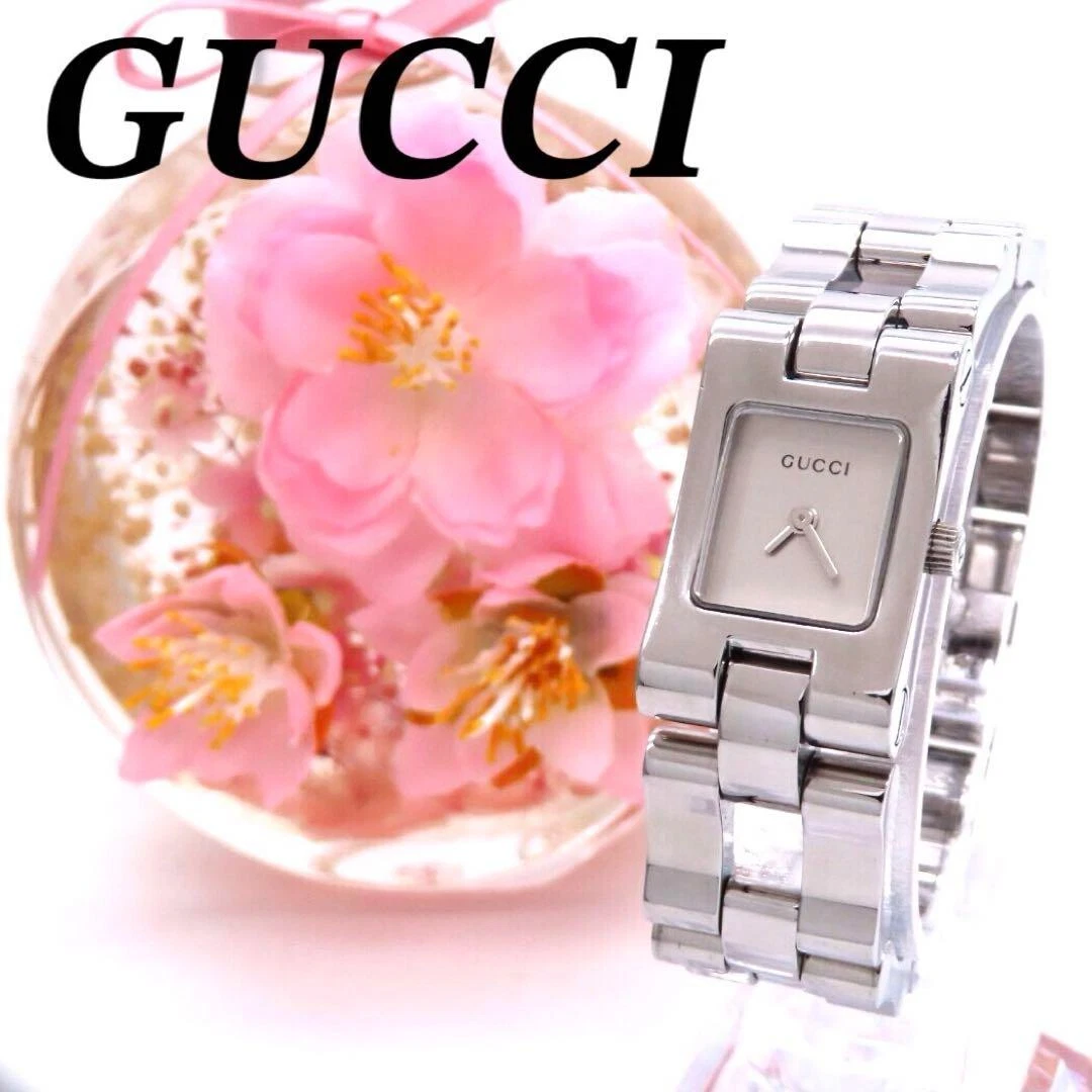 Montre GUCCI 2305L Argent Fonctionne E103