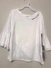 Ob-sess Laurie Hernandez Girl Size M 3/4 Sleeve Ivory New W/tags From Jcpenney