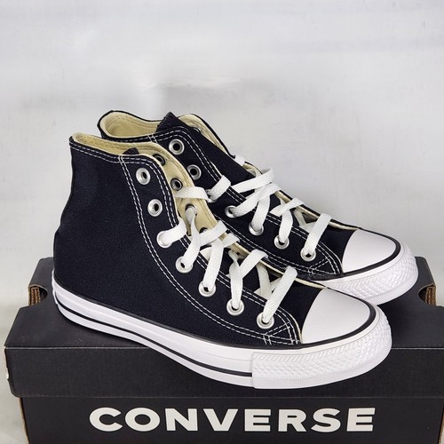 Size 5.5 - Converse Chuck Taylor All Star Canvas High Top - Black - Womens - Picture 2 of 9
