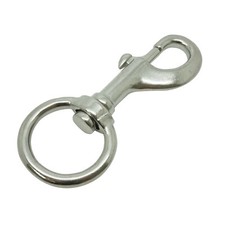 Boat Marine Clip 11.8cm Stainless Steel Swivel Bolt Snap 10mm Opening