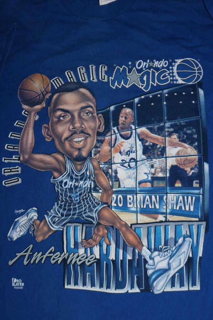 T-shirt Vintage Années 90 Orlando Magic - Anfernee 'Penny' Hardaway - Marque Pro Player - Taille M - Occasion
