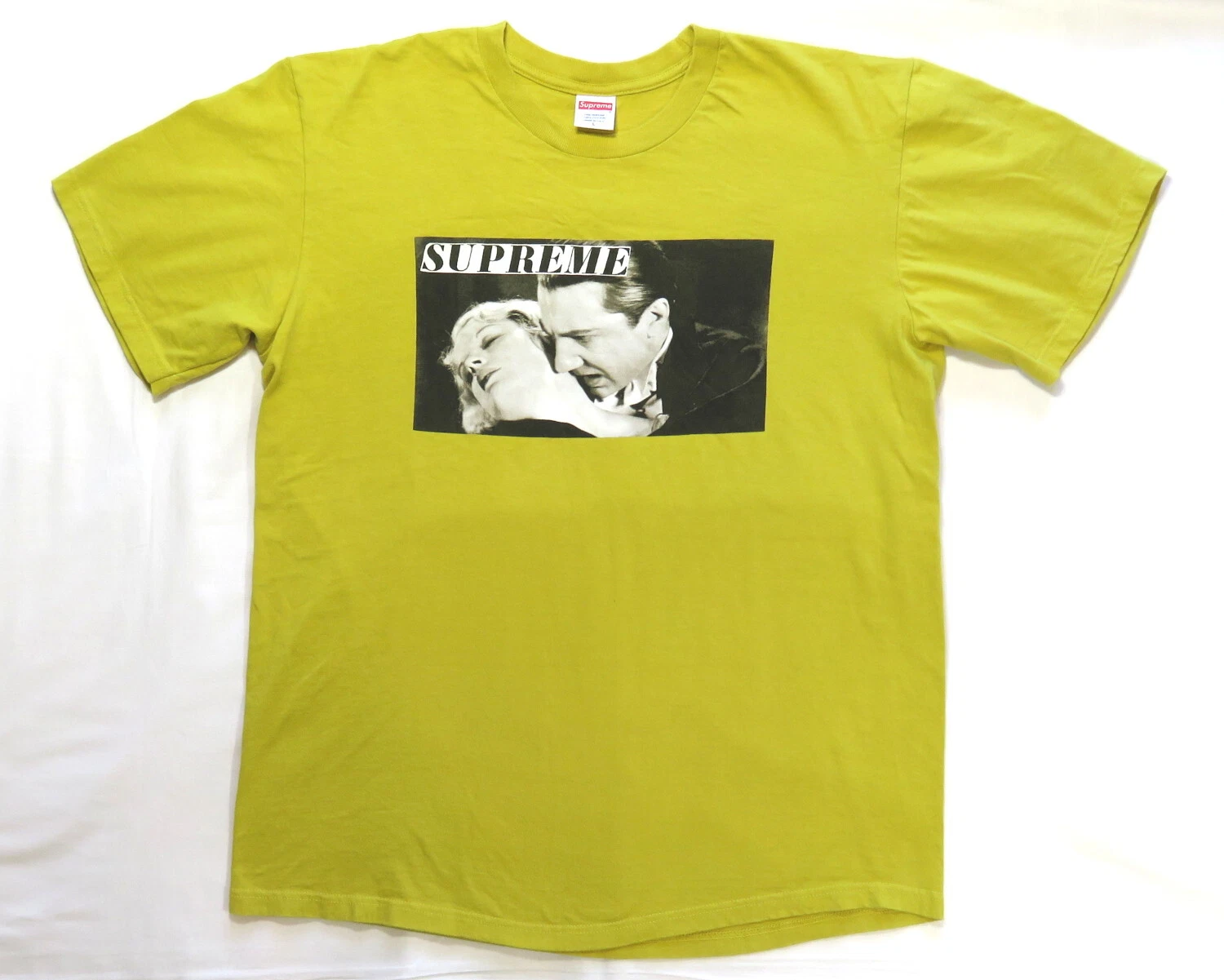 T shirt Supreme Bela Lugosi Dracula Large USA tout coton
