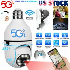 Wireless 5G WiFi Security Camera System Smart outdoor Night Vision Cam 1080P