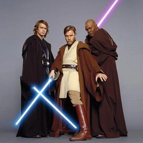 Cosplay Star Wars Skywalker Anakin/Obi-Wan Jedi Knight Halloween Costume - Imagen 2 de 11
