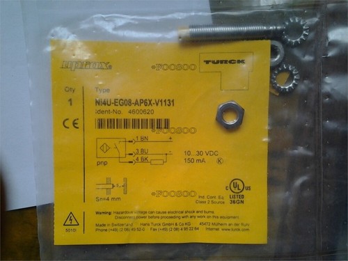 Capteur De Proximité TURCK NI6U-EG08-AP6X-V1131 - Neuf, Pour Automatisation Industrielle