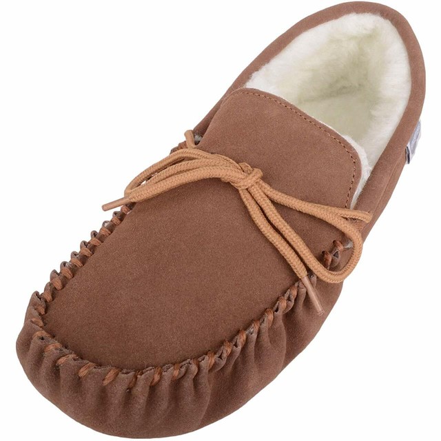 wool lined moccasins