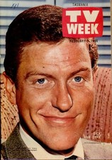 TV Week mag - February 5, 1966 - Dick Van Dyke, Ronnie Stevens + Dorothy Malone