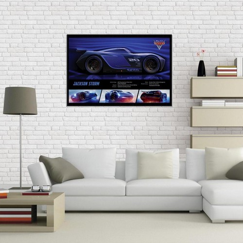 88979 Cars 3 Jackson Storm Stats Pin de corcho con pasadores Decoración Pared Impresión Póster - Imagen 4 de 7