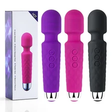 Multi-Speed Neck Full Body Personal Massage Wand Handheld Vibrator For Women Men