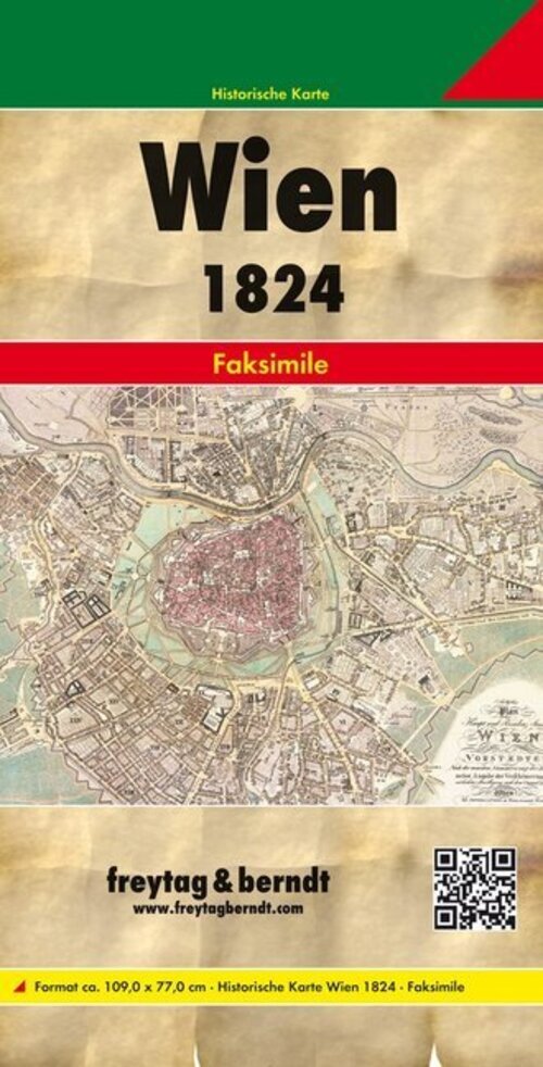 Thumbnail - Wien Und Dessen Vorstädten 1824, Historische Karte 1:6.000 Kg