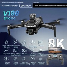 Drone 4K Brushless Laser Evitare Ostacoli Antenna Ottica Pieghevole Quadricottero