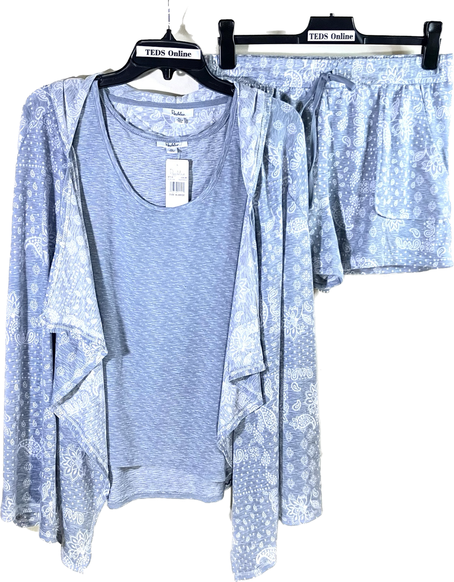 NWT Roudelain XL Whisper Luxe Hooded Cardigan, Tank Top & Shorts