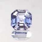 Natural Flawless Ceylon Light Blue Sapphire Asscher Cut Loose Gemstone 11x11 MM