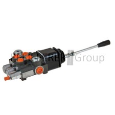 Hand lever valve 40l/min 2 lever 2 x DW with built-up cross shift lever