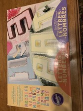 Wilton 2105-0407 Nonstick Letters and Numbers Cake Pan Set Alphabet Number NIB