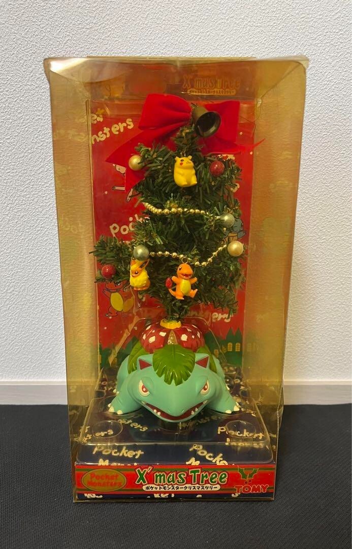 Pokemon Venusaur Christmas Tree Vinyl Figure Tomy 1997 8.5in
