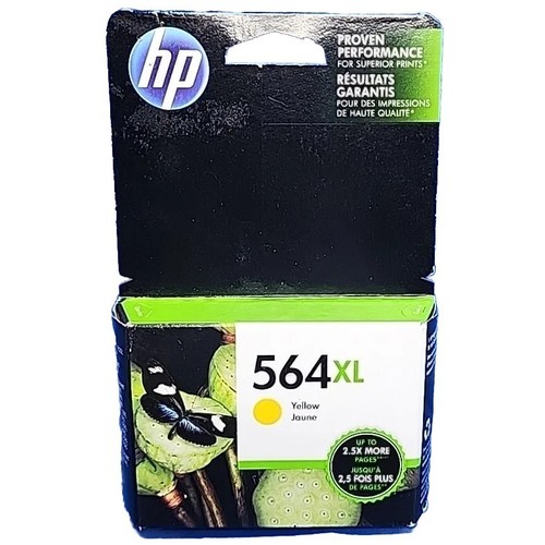 Brand New HP 564XL High-Yield Ink Cartridge - Yellow Exp Mar 2016