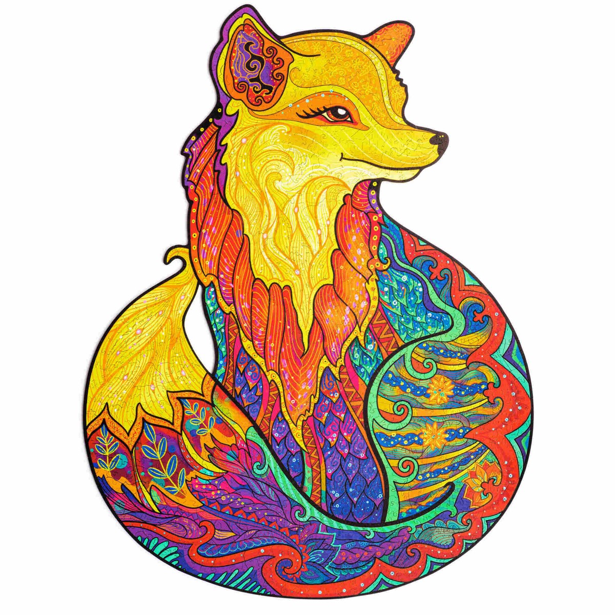 Unidragon Wooden Jigsaw Puzzle Alluring Fox | eBay