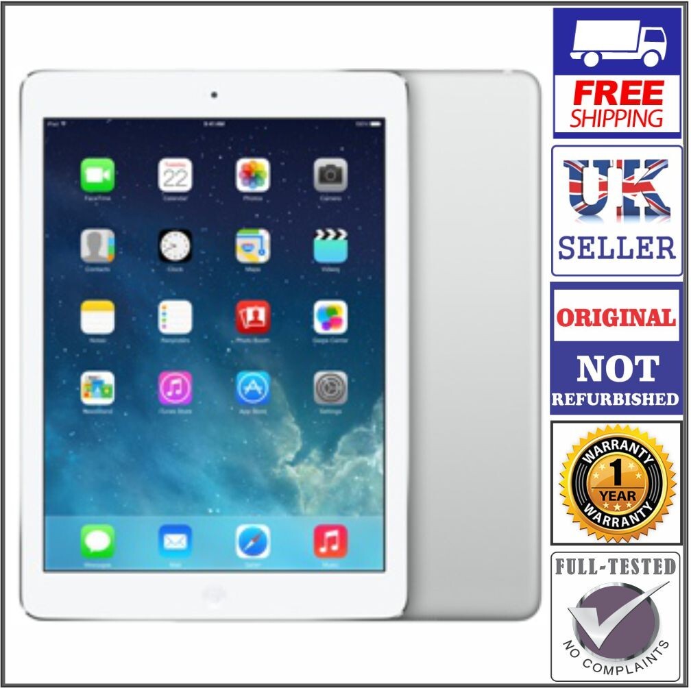 Apple iPad Air 1st Gen. 16GB - Wi-Fi - 9.7in - Silver | eBay UK
