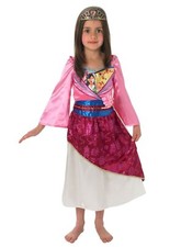 Disney Prinzessin Mulan Glanzkostüm für Kinder - Klassische Märchenprinzessin