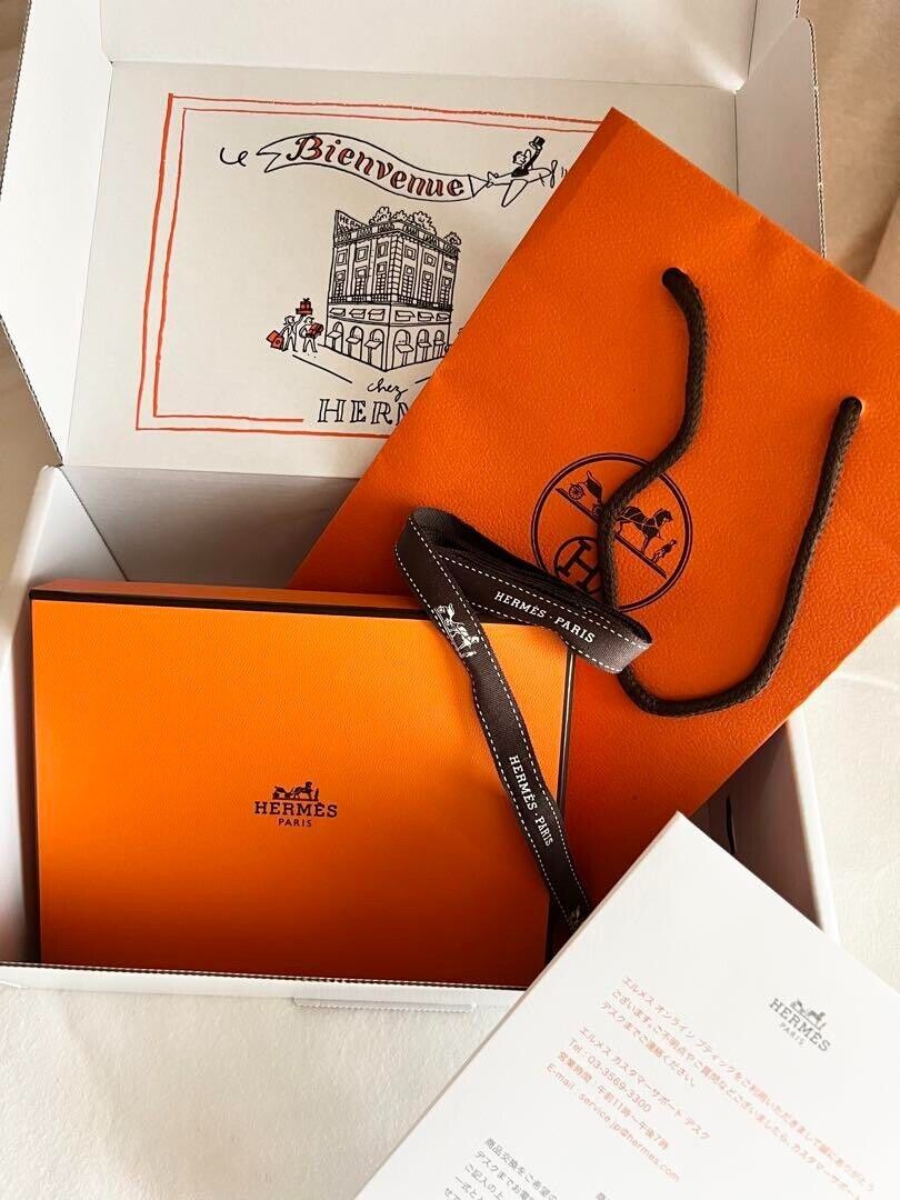 HERMES Passport Case Orange NEW w/Box | eBay HERMES Passport Case Orange NEW w/Box | eBay