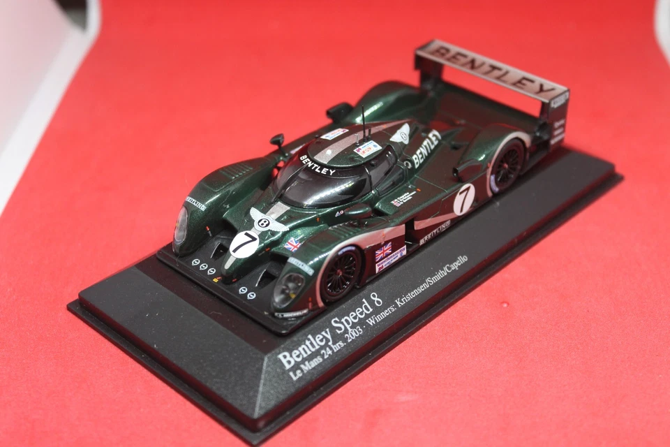 1/43 Bentley Speed 8 (2003) - #7 Kristensen/Smith/Capello - MINICHAMPS - Immagine 2 di 4