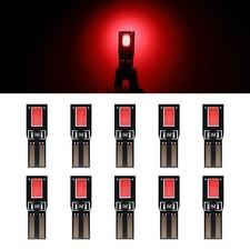 For 10x T5 5630 Red Led Gauge Cluster Dash Instrument Light Bulb 73 74 58 For 10x T5 5630 Red Led Gauge Cluster Dash Instrument Light Bulb 73 74 58