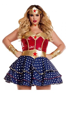 Wonderful Sweetheart Costume 2X By Party King New - Picture 3 of 5