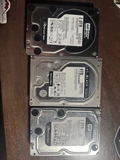 Western Digital Hard Drives Used/for Parts (not Fully Tested) Lot Of 3