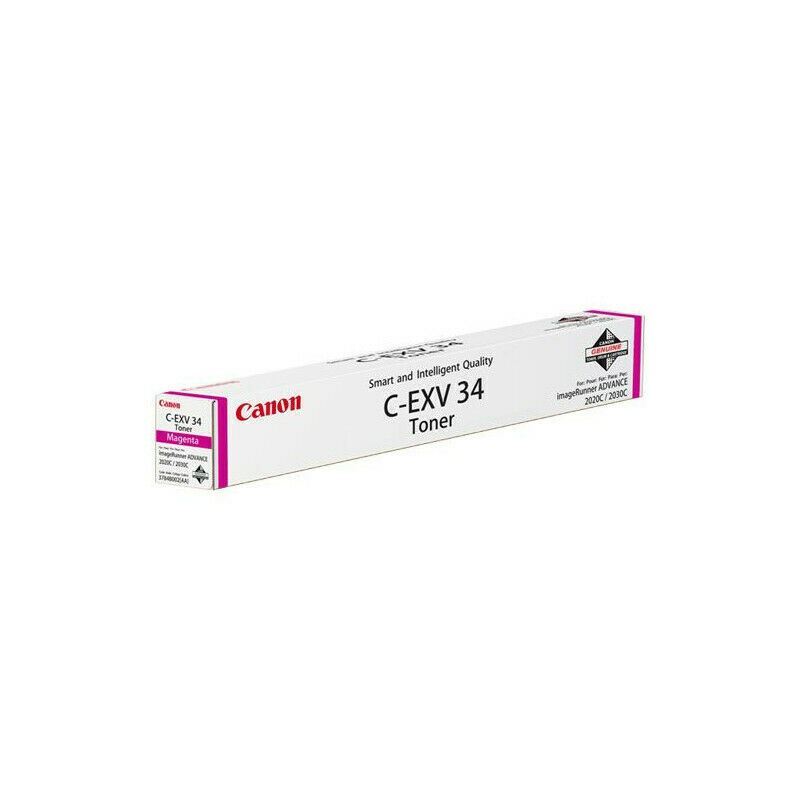 Toner magenta original Canon C-EXV 34 la perfection des impressions laser