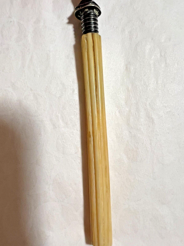 Forcella vintage argento torsione sottaceto 8,25" senza marchio - Foto 3 di 9