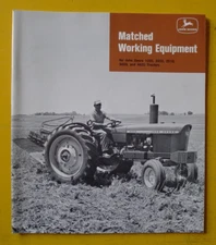 MINTY Vintage JOHN DEERE Tractor Matched Working Equipment BROCHURE Catalog 1968